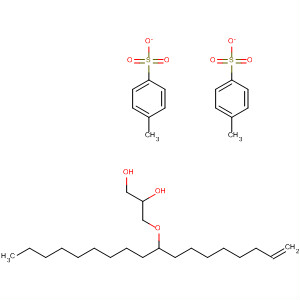 1,2-Propanediol, 3-(9-octadecenyloxy)-,bis(4-methylbenzenesulfonate), (S)- molecular structure