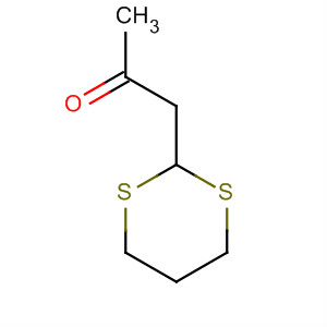 1,3-Dithiane-2-propanal molecular structure