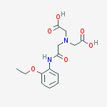 Glycine, N-(carboxymethyl)-N-[2-[(2-ethoxyphenyl)amino]-2-oxoethyl]- molecular structure