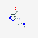 Methanimidamide, N'-(4-formyl-1-methyl-1H-pyrazol-5-yl)-N,N-dimethyl- molecular structure