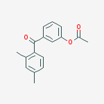3-ACETOXY-2,4-DIMETHYLBENZOPHENONE