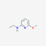 2-Pyridinamine, N-ethyl-6-methoxy- molecular structure