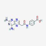 Benzoic acid, 4-[[(2,4-diamino-6-pteridinyl)methyl]formylamino]-
