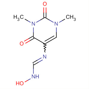 Methanimidamide,N-hydroxy-N'-(1,2,3,4-tetrahydro-1,3-dimethyl-2,4-dioxo-5-pyrimidinyl)- molecular structure