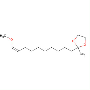 1,3-Dioxolane, 2-(10-methoxy-9-decenyl)-2-methyl-, (Z)- molecular structure