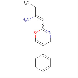 1-Buten-2-amine, 1-(5,6-dihydro-5-phenyl-4H-1,3-oxazin-2-yl)- molecular structure