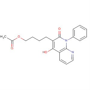 1,8-Naphthyridin-2(1H)-one, 3-[4-(acetyloxy)butyl]-4-hydroxy-1-phenyl-