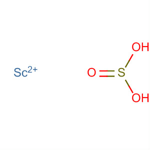 Sulfurous acid, scandium(2+) salt (1:1) molecular structure
