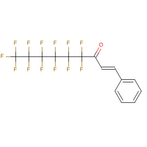1-Nonen-3-one, 4,4,5,5,6,6,7,7,8,8,9,9,9-tridecafluoro-1-phenyl-, (E)- molecular structure