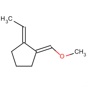 Cyclopentane, 1-ethylidene-2-(methoxymethylene)-, (E,E)- molecular structure
