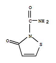 2(3H)-Isothiazolecarboxamide,3-oxo- molecular structure
