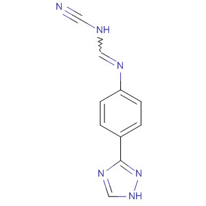 Methanimidamide, N-cyano-N'-[4-(1H-1,2,4-triazol-3-yl)phenyl]-