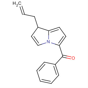 Methanone, [2,3-dihydro-1-(2-propenyl)-1H-pyrrolizin-5-yl]phenyl- molecular structure