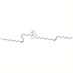 9-Octadecen-1-aminium, N,N-dimethyl-N-9-octadecenyl-, (Z,Z)-, methylsulfate molecular structure