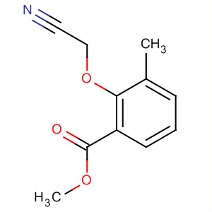 Benzoic acid, 2-(cyanomethoxy)-3-methyl-, methyl ester molecular structure