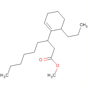 3-Cyclohexene-1-nonanoic acid, 6-propyl-, methyl ester, cis- molecular structure