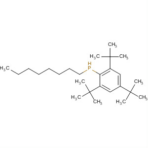 Phosphine, octyl[2,4,6-tris(1,1-dimethylethyl)phenyl]- molecular structure