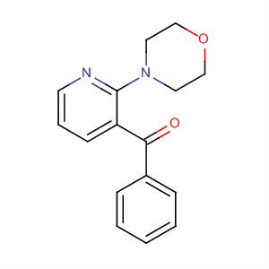 Methanone, [2-(4-morpholinyl)-3-pyridinyl]phenyl- molecular structure