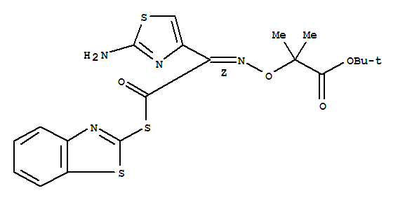 2-Mercaptobenzothiazolyl-(Z)-(2-aminothiazol-4-yl)-2-(tert-butoxycarbonyl) isopropoxyiminoacetate
