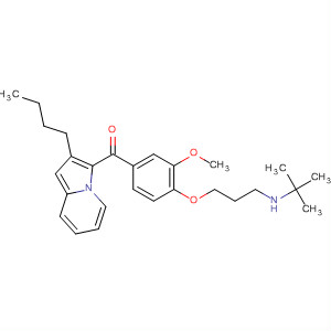 Methanone,(2-butyl-3-indolizinyl)[4-[3-[(1,1-dimethylethyl)amino]propoxy]-3-methoxyphenyl]-