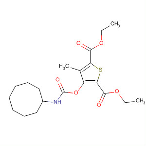 2,5-Thiophenedicarboxylic acid,3-[[(cyclooctylamino)carbonyl]oxy]-4-methyl-, diethyl ester