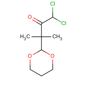 2-Butanone, 1,1-dichloro-3-(1,3-dioxan-2-yl)-3-methyl-
