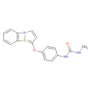 Urea, N-[4-(1,2-benzisothiazol-5-yloxy)phenyl]-N'-methyl- molecular structure