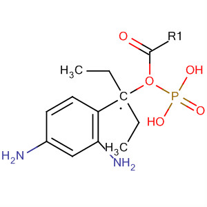 Phosphonic acid, [(2,4-diaminophenyl)methyl]-, diethyl ester molecular structure