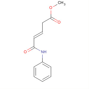 3-Pentenoic acid, 5-oxo-5-(phenylamino)-, methyl ester, (E)- molecular structure