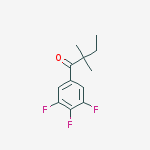 2,2-DIMETHYL-3,4,5-TRIFLUOROBUTYROPHENONE molecular structure