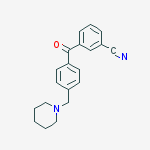 3-CYANO-4-PIPERIDINOMETHYL BENZOPHENONE
