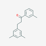 3-(3,5-DIMETHYLPHENYL)-3-METHYLPROPIOPHENONE molecular structure
