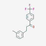 3-(3-METHYLPHENYL)-4-TRIFLUOROMETHYLPROPIOPHENONE molecular structure
