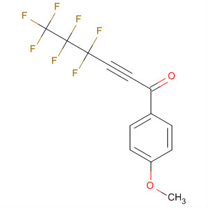 2-Hexyn-1-one, 4,4,5,5,6,6,6-heptafluoro-1-(4-methoxyphenyl)- molecular structure