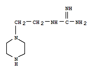GUANIDINE,[2-(PIPERAZIN-1-YL)ETHYL]- molecular structure