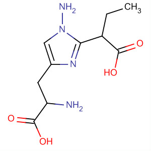 1H-Imidazole-2-butanoic acid, a-amino-4-(2-amino-2-carboxyethyl)- molecular structure