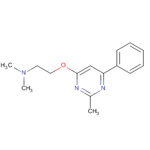 Ethanamine, N,N-dimethyl-2-[(2-methyl-6-phenyl-4-pyrimidinyl)oxy]-