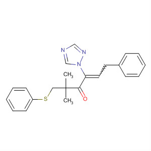 4-Hexen-3-one,2,2-dimethyl-6-phenyl-1-(phenylthio)-4-(1H-1,2,4-triazol-1-yl)-