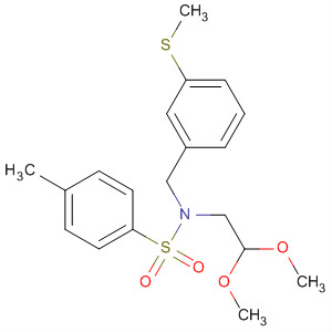 Benzenesulfonamide,N-(2,2-dimethoxyethyl)-4-methyl-N-[[3-(methylthio)phenyl]methyl]-