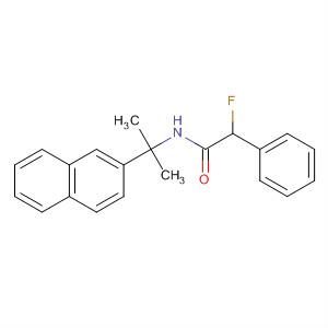 Benzeneacetamide, 2-fluoro-N-[1-methyl-1-(2-naphthalenyl)ethyl]-