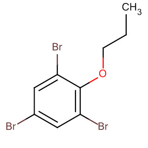 Benzene, 1,3,5-tribromo-2-propoxy- molecular structure