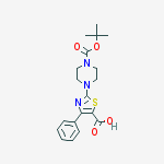 2-(N-BOC-PIPERAZIN-1-YL)-4-PHENYL-THIAZOLE-5-CARBOXYLIC ACID
