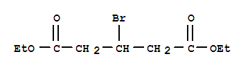 Pentanedioic acid,3-bromo-, 1,5-diethyl ester molecular structure