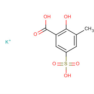 Benzoic acid, 2-hydroxy-3-methyl-5-sulfo-, monopotassium salt