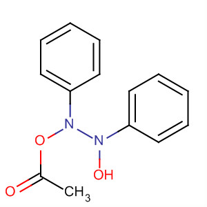 Hydrazine, 1-(acetyloxy)-2-hydroxy-1,2-diphenyl- molecular structure