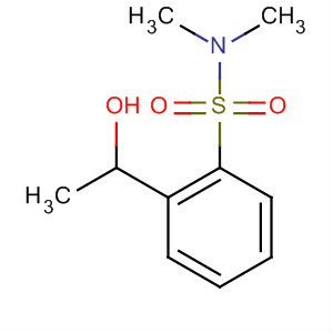 Benzenesulfonamide, 2-(1-hydroxyethyl)-N,N-dimethyl- molecular structure