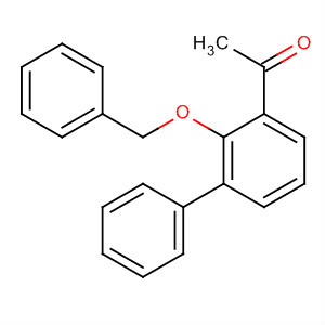 Ethanone, 1-[2-(phenylmethoxy)[1,1'-biphenyl]-3-yl]- molecular structure