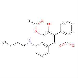 2-Naphthalenol, 8-(butylamino)-, benzoate (ester) molecular structure