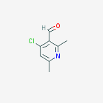 4-Chloro-2,6-dimethylpyridine-3-carboxaldehyde molecular structure