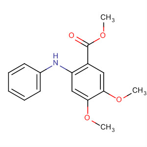 Benzoic acid, 4,5-dimethoxy-2-(phenylamino)-, methyl ester